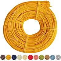 famos Tubería de rota - material trenzado 2 mm-aprox. 250 g (amarillo).